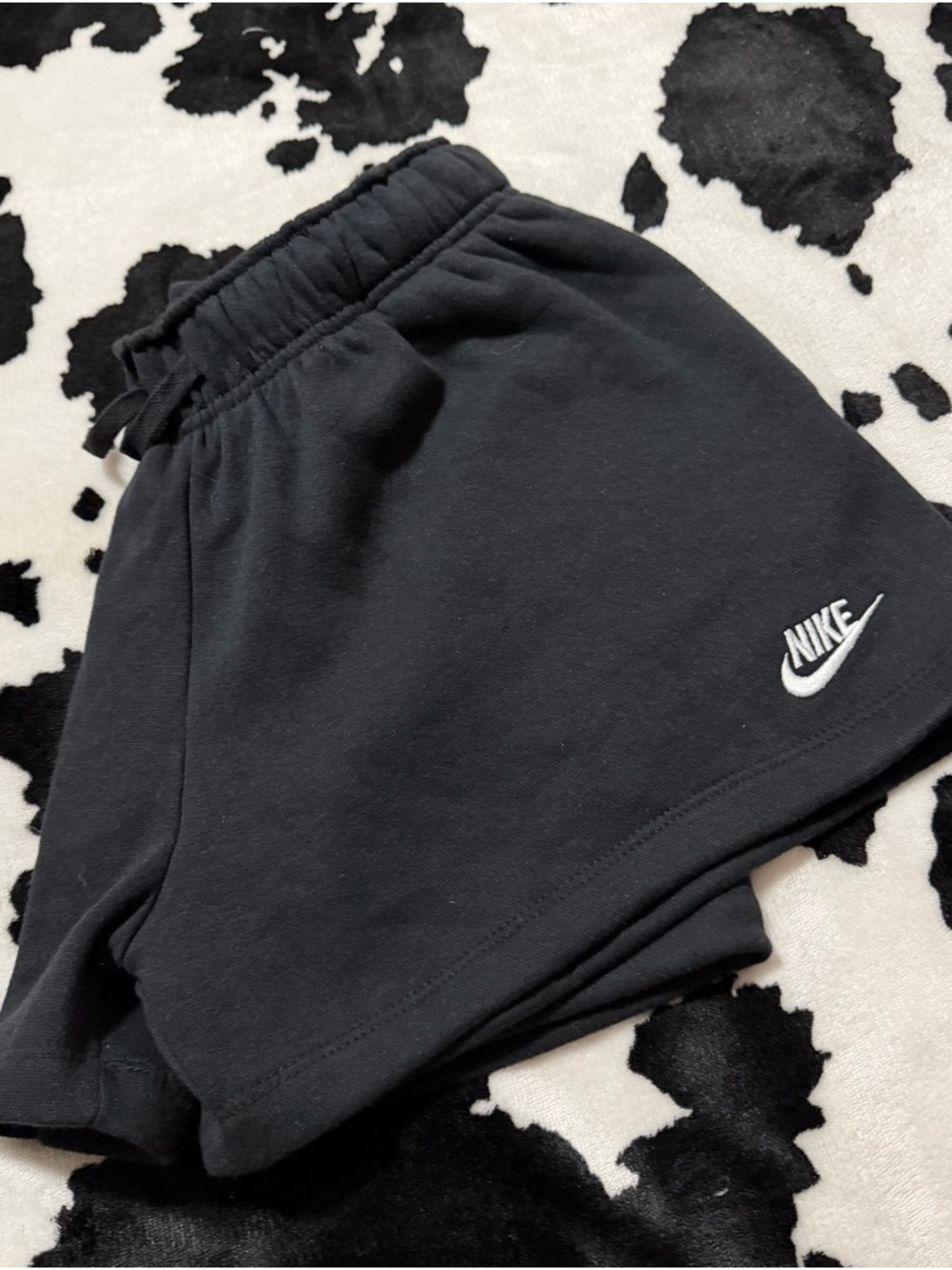 Nike Black Elastic-Waist Shorts (read description)